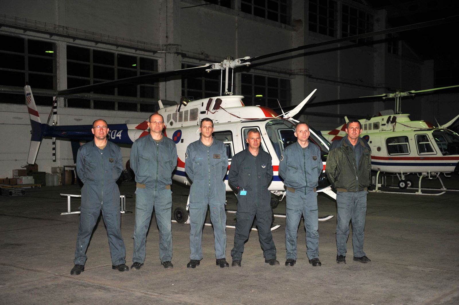Završena obuka i trenaža noćnog letenja u eskadrili helikoptera. Foto: T. Brandt/MORH