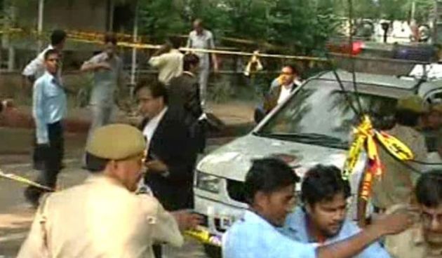 Teroristički napad u New Delhiju, screenshot NDTV