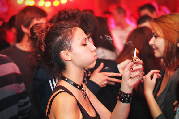 Halloween  party u Q baru (foto:Saša Čuka)