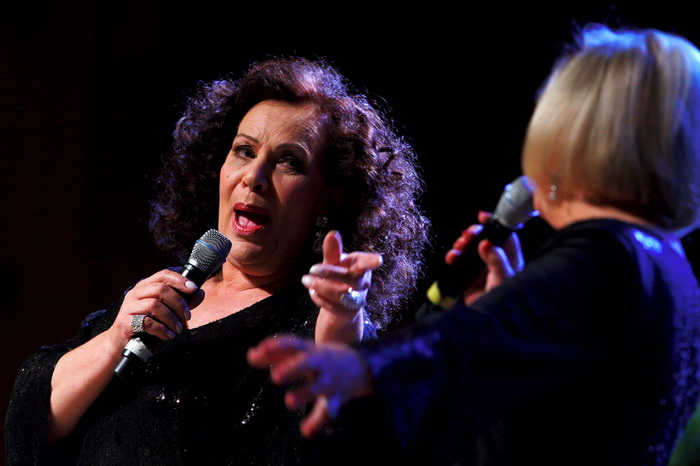 Zagreb 131011.
KD Vatroslav Lisinski.
Koncert Hrvatske dive, na kojem su nastupale Tereza Kesovija, Radojka Sverko i Gabi Novak.
Na slici:Radojka Sverko.
Foto: Goran Mehkek / Cropix