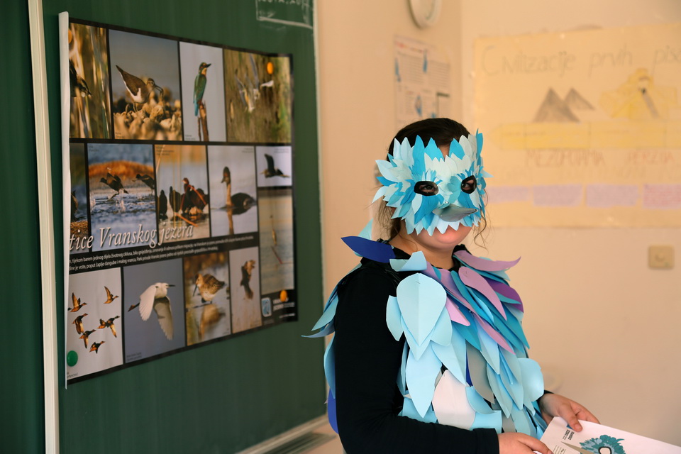 5. “Maskenbal ptica”, likovno-edukativna radionica u organizaciji Javne ustanove Park prirode Vransko jezero