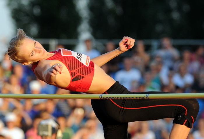 Zagreb, 130911.
IAAF World Challenge Zagreb 2011, 
61. memorijal Borisa Hanzekovica na atletskom stadionu Mladost na Savi.
Na slici: Shkolina Svetlana.
Foto: Srdjan Vrancic / CROPIX