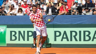 Davis Cup: Vruća navijačka atmosfera u meču Ćilića i Querreya