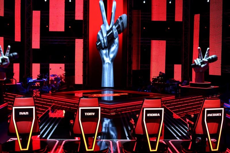 Najavljena druga sezona glazbenog showa The Voice – najljepši glas Hrvatske.  Voditelji Iva Šulentić i  Ivan Vukušić, žiri Ivan Dečak, Tony Cetinski, Indira Levak i Jacques Houdek. Photo: Anto Magzan/PIXSELL