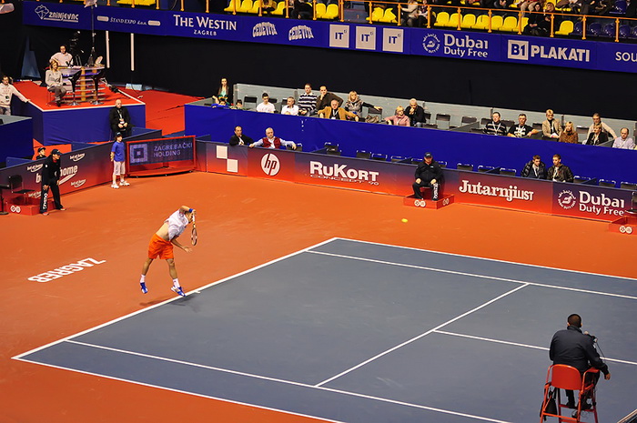 ATP Zagreb: Dodig – Ilhan 2-0, Foto: Andro Marčev ATP Zagreb: Dodig – Ilhan 2-0, Foto: Andro Marčev