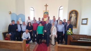 Donacija Vukšićkih bećara novoj crkvi u Baranji