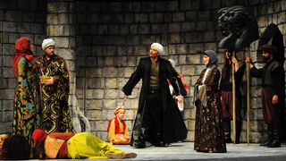 Zadar, 23.02.2012. snimio: Nenad Marčev
Gradsko kazalište Marina Držića Dubrovnik
Milan Ogrizović
HASANAGINICA
redatelj: Ivan Leo Lemo
Igraju: Jasna Jukić, Vladimir Posavec, Slavko Juraga, Milka Podrug Kokotović, Izmira Brautović, Lana Helena Hul Zadar, 23.02.2012. snimio: Nenad Marčev
Gradsko kazalište Marina Držića Dubrovnik
Milan Ogrizović
HASANAGINICA
redatelj: Ivan Leo Lemo
Igraju: Jasna Jukić, Vladimir Posavec, Slavko Juraga, Milka Podrug Kokotović, Izmira Brautović, Lana Helena Hul