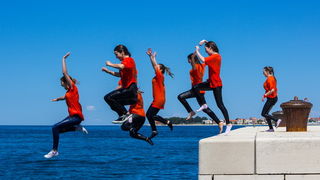 Ludijada maturanata na zadarskoj rivi 17. svibnja 2016. Foto: Bojan Bogdanić