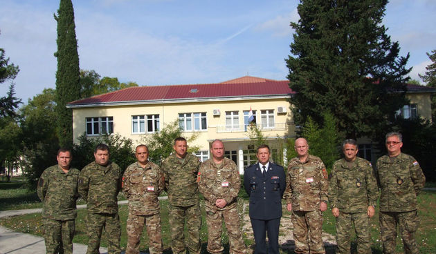 Inspekcijski tim Crne Gore u bazi Zemunik,  Foto: HRZ i PZO/M. Karačić