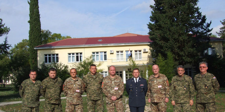 Inspekcijski tim Crne Gore u bazi Zemunik,  Foto: HRZ i PZO/M. Karačić