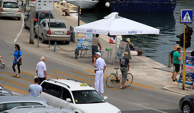 Prvi radni dan za zadarsku prometnu mladež, bobiji
