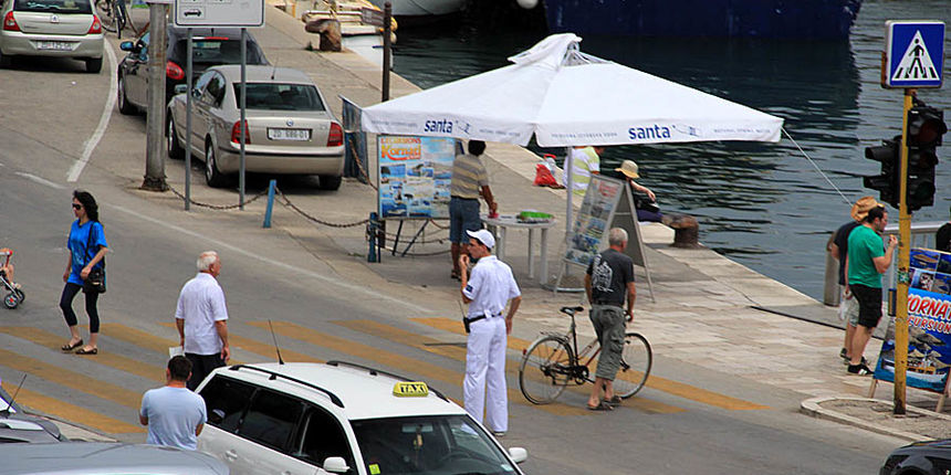 Prvi radni dan za zadarsku prometnu mladež, bobiji