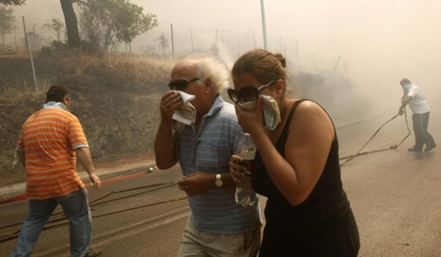 Grčka – požari u okolici Atene (Foto: Reuters)