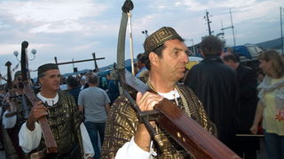 Biograd: Mazoretkinje, gradska glazba i srednjovjekovni biogradski kostimi