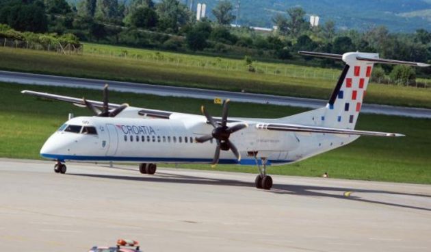 Croatia Airlines, zrakoplov Dash, Foto: Borna Filić/PIXSEL