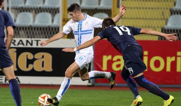 Andrej Kramarić. HNK Rijeka – NK Lokomotiva 6-0. Photo: Goran Kovacic/PIXSELL