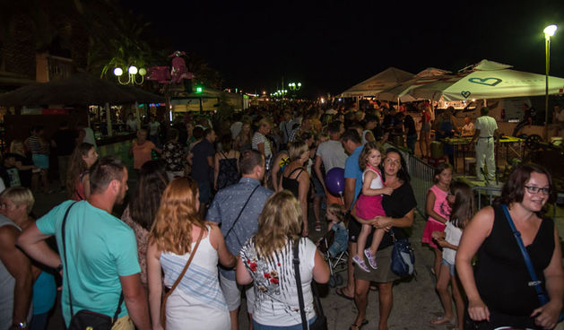 16. Biogradska noć privukla više od 20 tisuća posjetitelja . Photo: Vinko Pešić