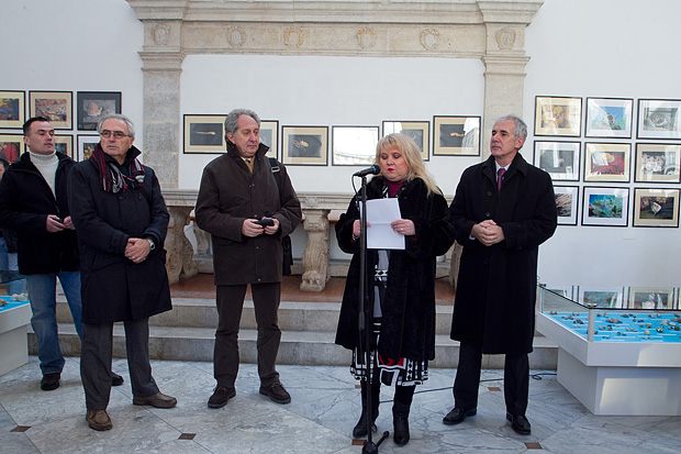 Otvorenje izložbe “Zagrljaj dubine” u Gradskoj loži, Foto: Leo Banić Otvorenje izložbe “Zagrljaj dubine” u Gradskoj loži, Foto: Leo Banić