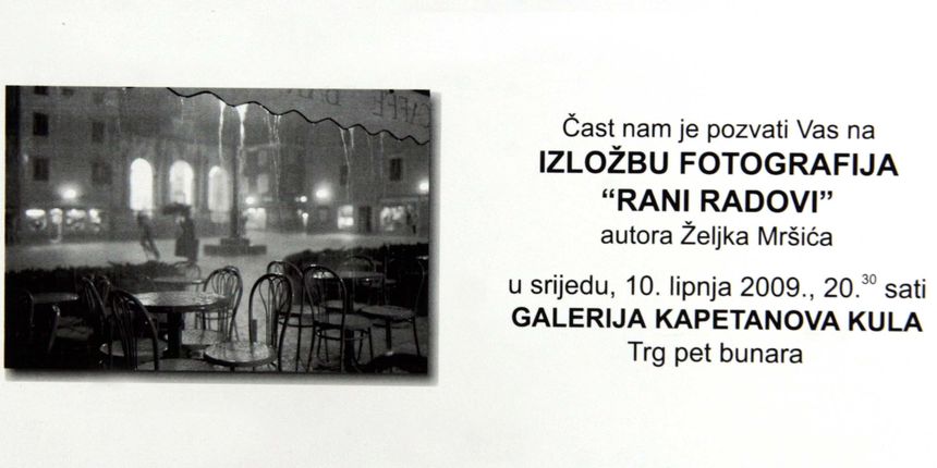 Zeljko Mrsic: Rani radovi Zeljko Mrsic: Rani radovi