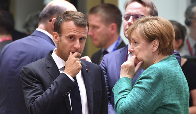 Merkel, Macron