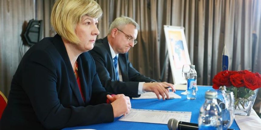 Zagreb – hotel Westin, Transparency International Hrvatska (TIH) na konferenciji za novinare predstavlja Indeks percepcije korupcije 2015. Davorka Budimir. Photo: Dalibor Urukalovic/PIXSELL Zagreb – hotel Westin, Transparency International Hrvatska (TIH) na konferenciji za novinare predstavlja Indeks percepcije korupcije 2015. Davorka Budimir. Photo: Dalibor Urukalovic/PIXSELL