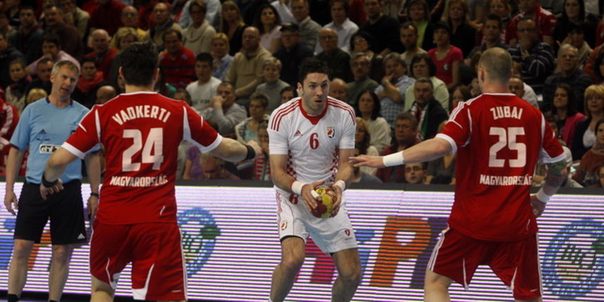 Veszprem, 040413.
Kvalifikacijska utakmica za Europsko prvenstvo rukometnih reprezentacija Madjarske i Hrvatske.
Na fotografiji: Blazenko Lackovic.
Foto: Zeljko Hajdinjak / Cropix Veszprem, 040413.
Kvalifikacijska utakmica za Europsko prvenstvo rukometnih reprezentacija Madjarske i Hrvatske.
Na fotografiji: Blazenko Lackovic.
Foto: Zeljko Hajdinjak / Cropix