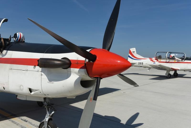 Krila Oluje se vratili u Hrvatsku nakon osvojene nagrade na vojnom aeromitingu RIAT. Photo: Davor VišnjićPIXSELL Krila Oluje se vratili u Hrvatsku nakon osvojene nagrade na vojnom aeromitingu RIAT. Photo: Davor VišnjićPIXSELL