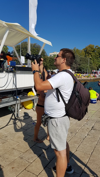 Sasvim osoban doživljaj – 10. dm Millennium Jump sa zadarske rive. Foto: Mladen Malik Barba Sasvim osoban doživljaj – 10. dm Millennium Jump sa zadarske rive. Foto: Mladen Malik Barba