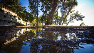 Kupanje na plaži Kolovare 8. listopada (foto:Saša Čuka)