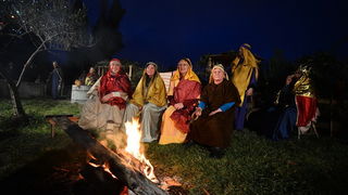 Diklo: Na Bunarima na blagdan sv. Stjepana uprilične žive jaslice Udruge Kveštura. Foto: Iva Perinčić Diklo: Na Bunarima na blagdan sv. Stjepana uprilične žive jaslice Udruge Kveštura. Foto: Iva Perinčić