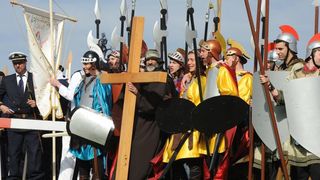 15. Festival zudija, cuvara Kristova groba odrzan je u Mlinistu u Dubrovacko-neretvanskoj zupaniji. Smotra zudija privukla je cuvare Kristova groba iz vise od 30 zupa. Photo: Hrvoje Jelavic/PIXSELL