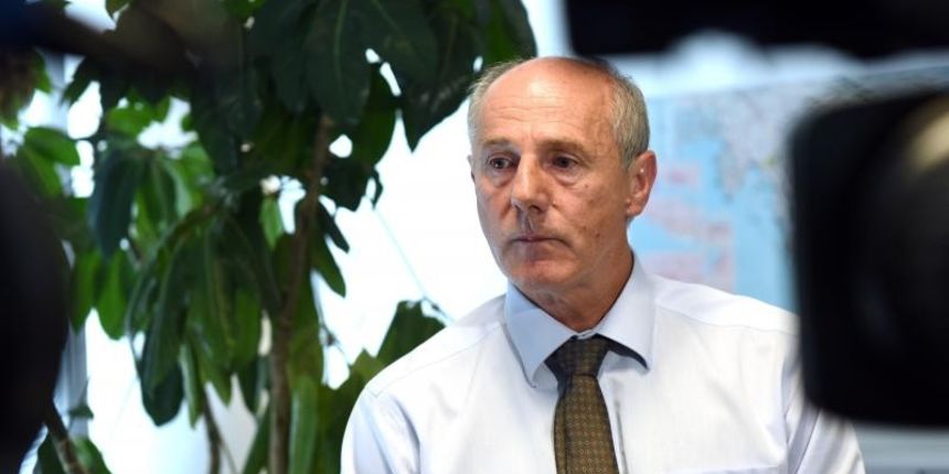 Ljubomir Majdandzic V.D. ravnatelj Fonda za zastitu okolisa i energetsku ucinkovitost odrzao je brifing s novinarima nakon cega je dao kratku izjavu. Photo: Davor Visnjic/PIXSELL