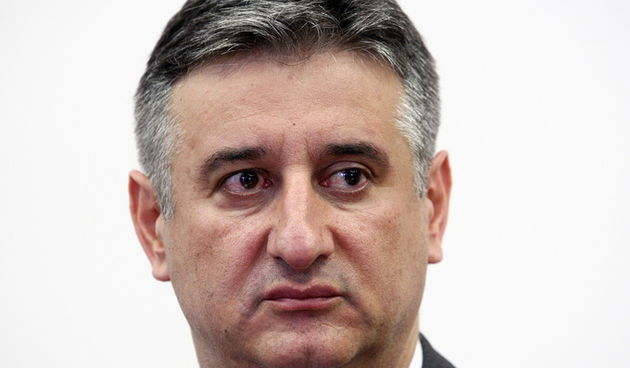 Zagreb, 180612.Hrvatska demokratska zajednica.Predsjednik HDZ-a Tomislav Karamarko i potrpredsjednici stranke odrzali su press konferenciju na temu “Inventura prvih sest mjeseci Kukuriku vlade i (ne)ostvarenih obecanja iz famoznog Plana 21”.Na slici: T