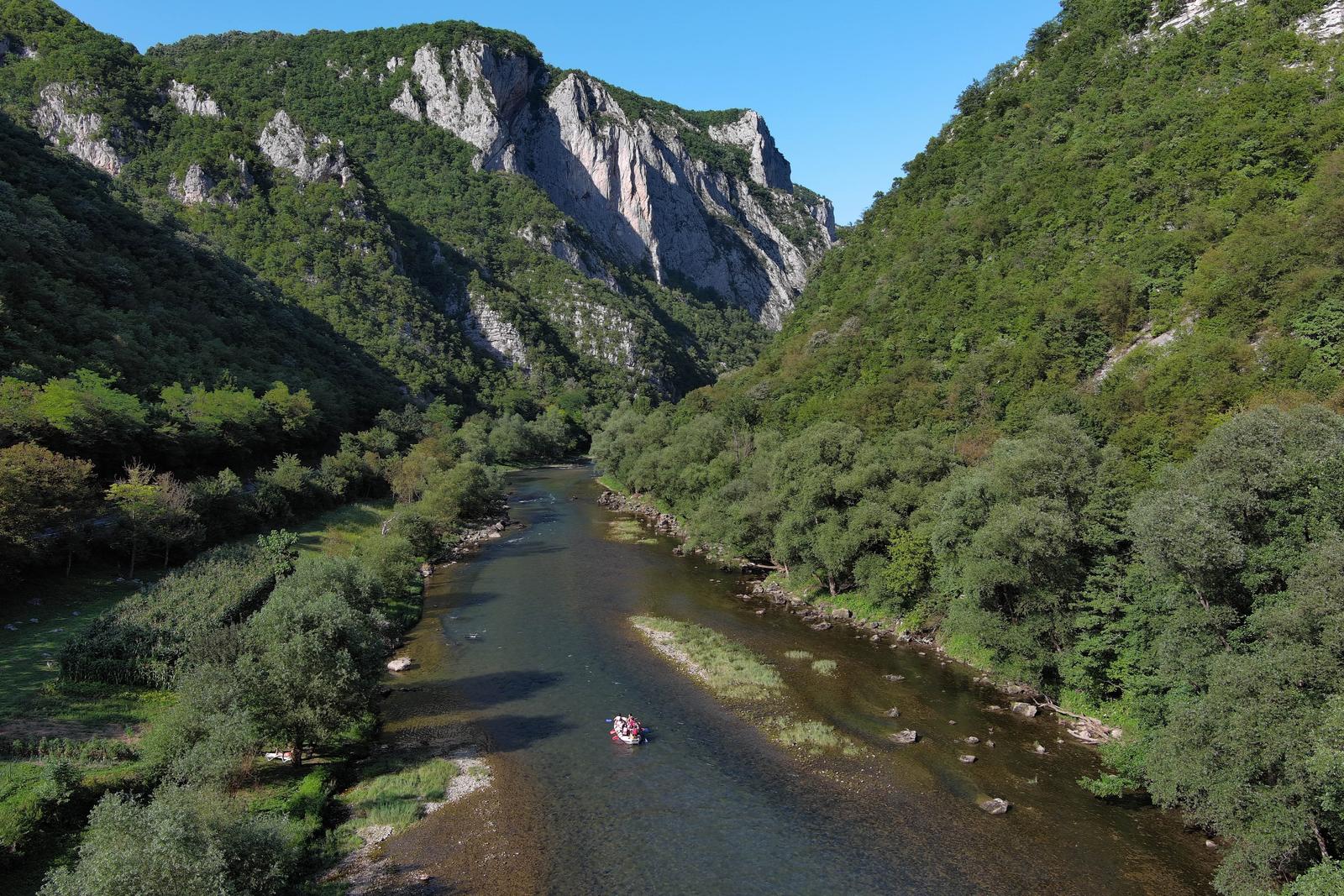 Fotografije iz zraka kanjona Vrbasa