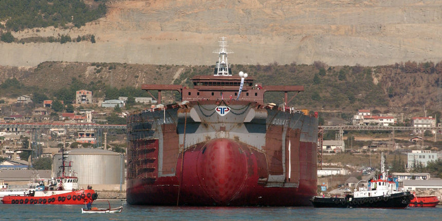 porinuce tankera u splitskom brodogradilistu