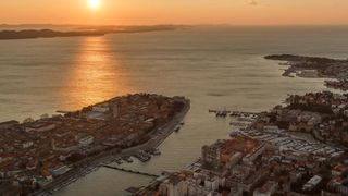 Zadar iz zraka, zračna panorama