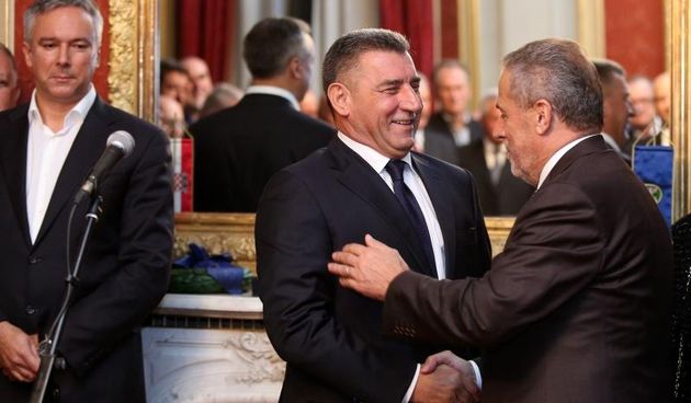 , Zagreb – U Dvercu je odrzana dodjela povelje pocasnog gradjanina Zagreba generalu Anti Gotovini. Photo: Anto Magzan/PIXSELL