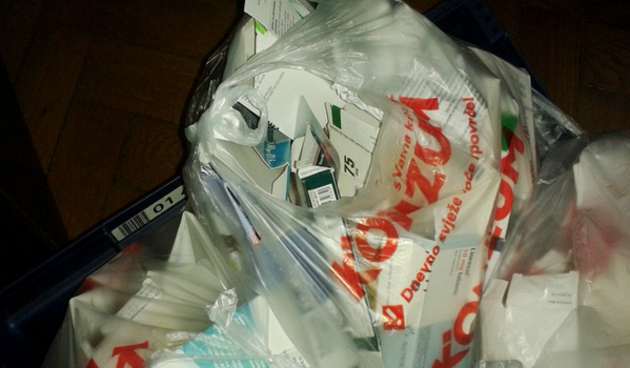 Dio ukradenih lijekova. Foto: policija.hr