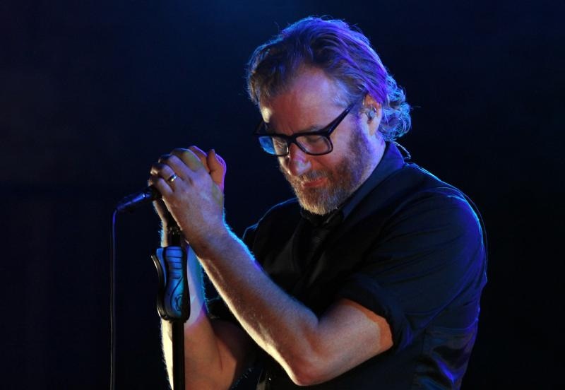 U sklopu prvog izdanja SuperUho Festivala na sibenskoj tvrdjavi sv Mihovila, na ljetnoj pozornici koncert je odrzao rock bend The National. Photo: Dusko Jaramaz/PIXSELL
