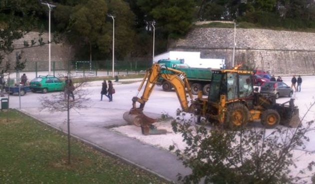 Na parkiralištu kod Đila počeli radovi