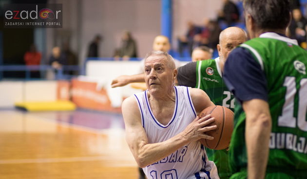 Fešta u povodu 80. rođendana Pina Giergie: Vetarani KK Zadar – Veterani KK Olimpija