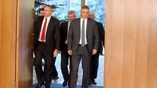 Predsjednica RH primila predstavnike Domoljubne koalicije i Hrvatska raste na konzultacije. Foto: Goran Stanzl/PIXSELL