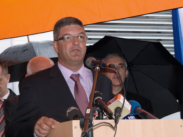 Grgo Peronja, otvorenje uredjaja za prociscavanje otpadnih voda Zadar – Centar