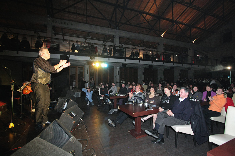 Zoran Predin u Arsenalu (foto: Marin Gospić)