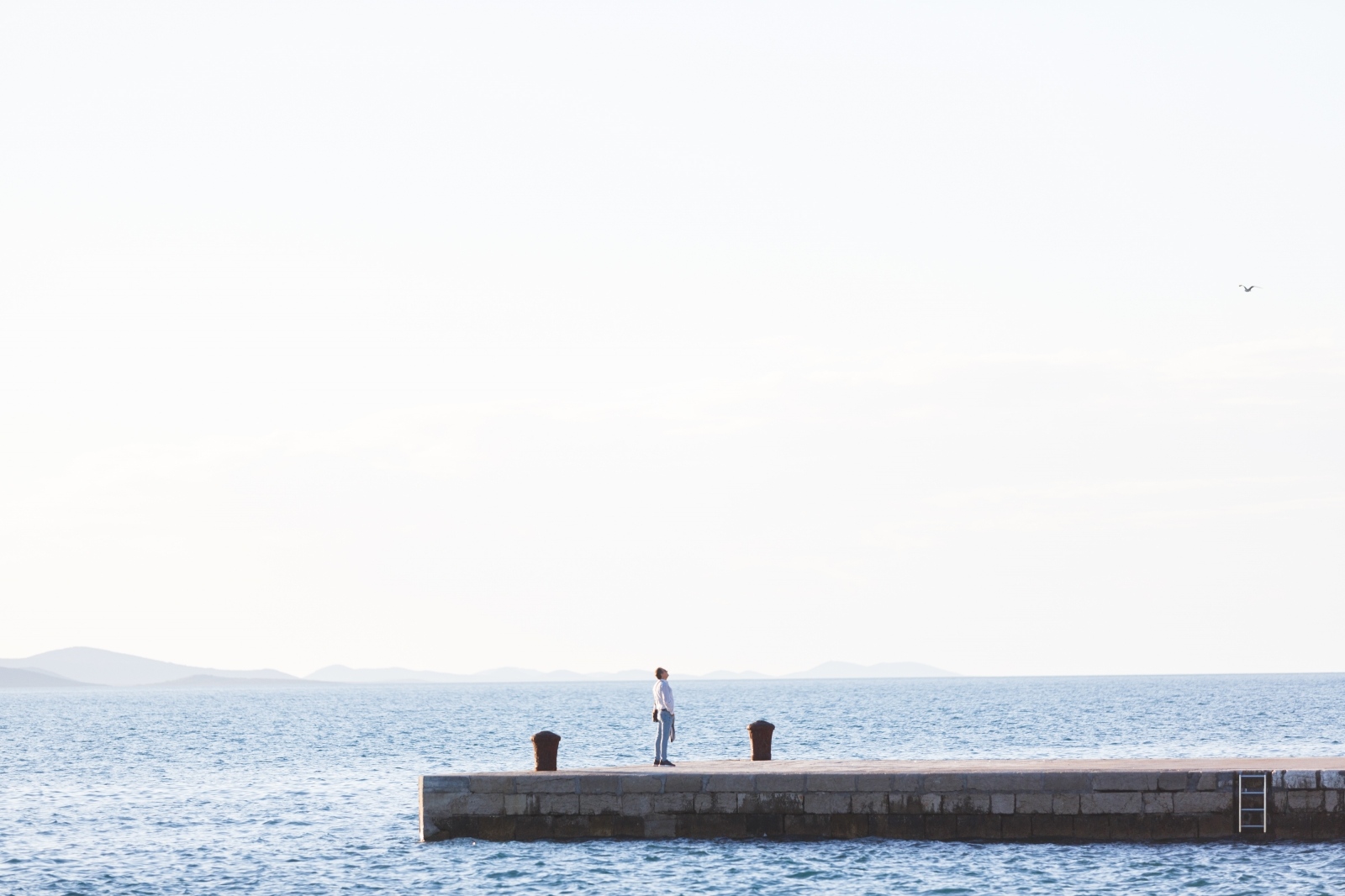 Dio zadarske rive urušio se nakon tijekom jučerašnjeg nevremena