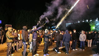 Maribor (Slovenija), 031212.
Prosvjed gradjana Maribora protiv trenutacnog gradonacelnika Franca Kanglera, osumnjicenog za umjesanost u korupciju. Prosvjed je zapoceo okupljanjem nekoliko tisuca ljudi na Trgu Slobode, a zatim se preselio ispred zgrade opc Maribor (Slovenija), 031212.
Prosvjed gradjana Maribora protiv trenutacnog gradonacelnika Franca Kanglera, osumnjicenog za umjesanost u korupciju. Prosvjed je zapoceo okupljanjem nekoliko tisuca ljudi na Trgu Slobode, a zatim se preselio ispred zgrade opc