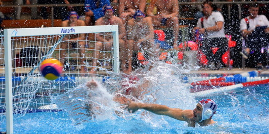 Svjetska vaterpolo liga, bazen SC Višnjik: Hrvatska – Rusija 17-9. Foto: Iva Perinčić