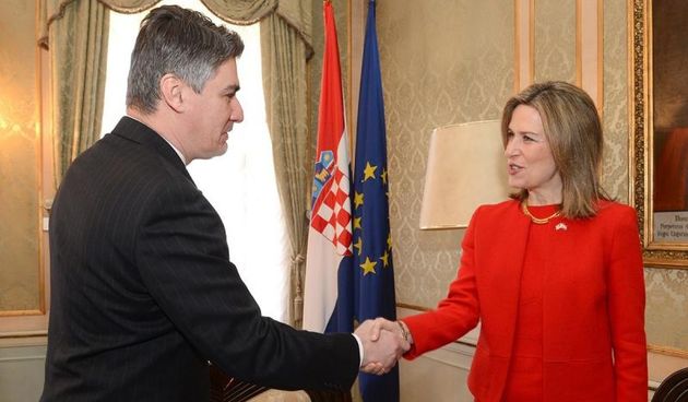 Milanović i Sherwood-Randall razgovarali o energetici, Photo: HINA/POOL/PIXSELL