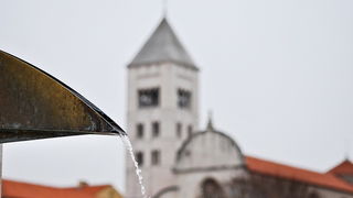 Bura i snijeg u Zadru 1. veljače 2012, Foto: Duje Surać