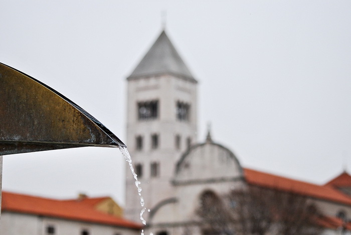 Bura i snijeg u Zadru 1. veljače 2012, Foto: Duje Surać